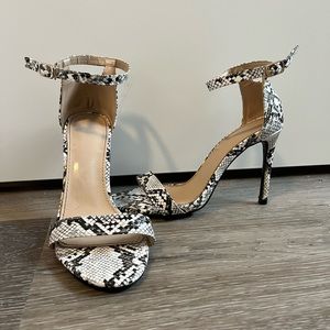 Snakeskin heels